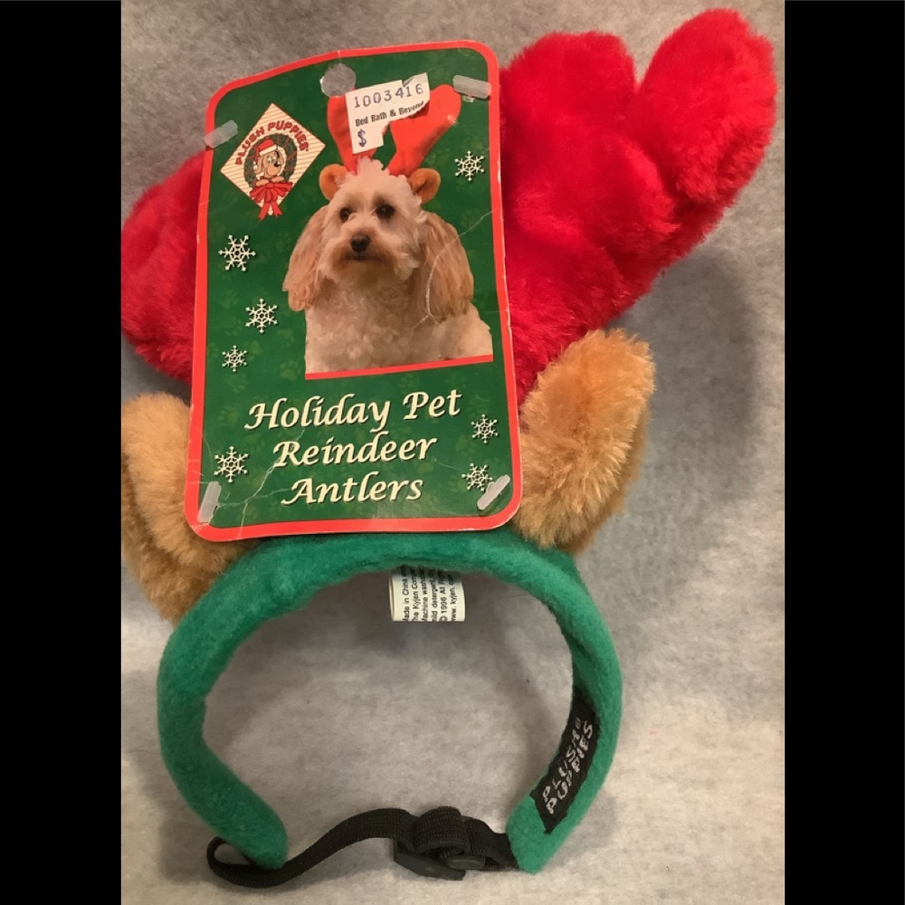 Holiday Pet Reindeer Antlers, NWT